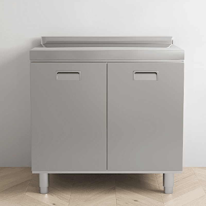 Metallic Alloy Countertop Kitchen Storage for Culinary Space