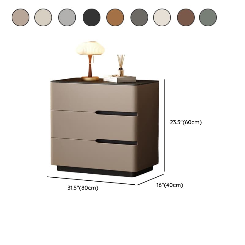 Organic Modern Nightstand With Drawer Organization Featuring Stone Countertop thumbnail 19