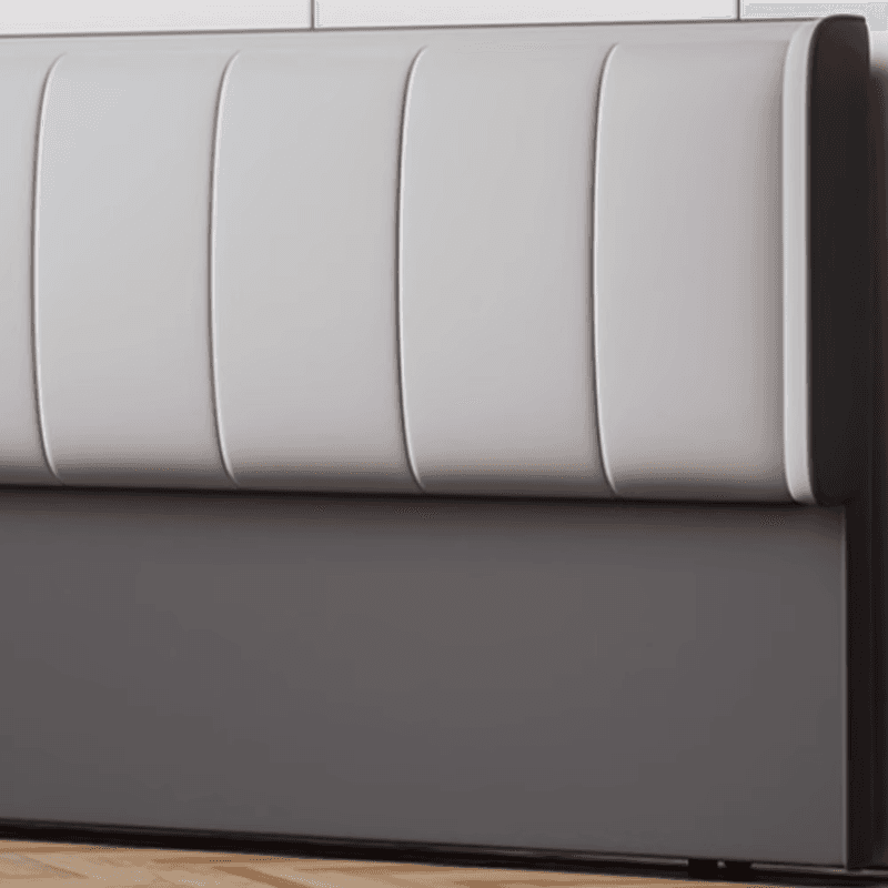 Modish Style Panel Headboard with No Distressing in Pine Wood, Rectangle Shape for Full/Queen Bed, Featuring Sponge Upholstery Fill and Standard Height thumbnail 9