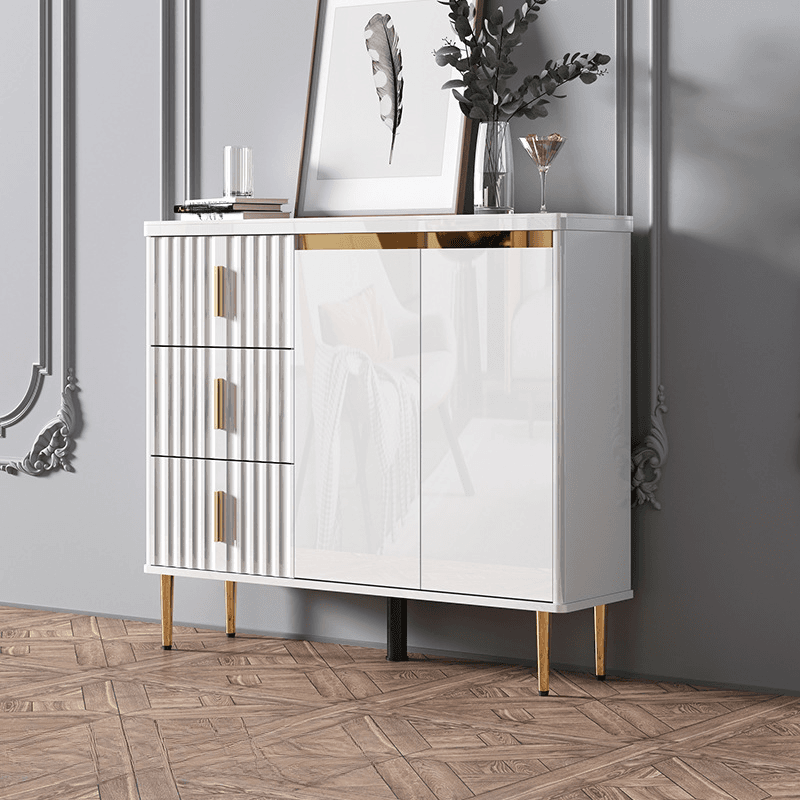 Luxurious Chalk Stone Standard Flooring Sideboard with 3 Doors & Variable Shelf thumbnail 14