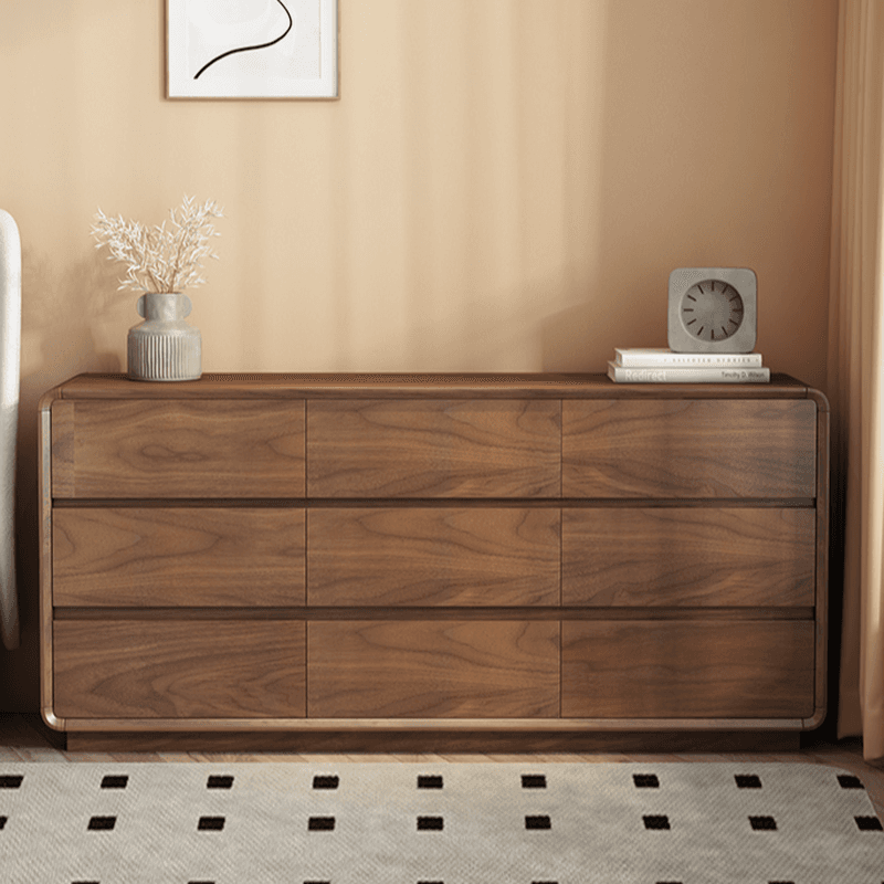 Cocoa Casual Rubberwood Double Dresser/Lingerie Chest with 9 Drawers/6 Drawers/8 Drawers Horizontal/Vertical thumbnail 3