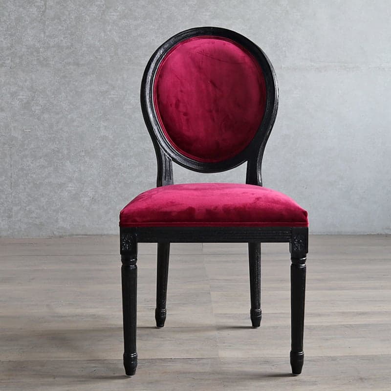 Victorian Style Side Chair with King Louis Back and Bordered Frame, Balanced Stability thumbnail 5