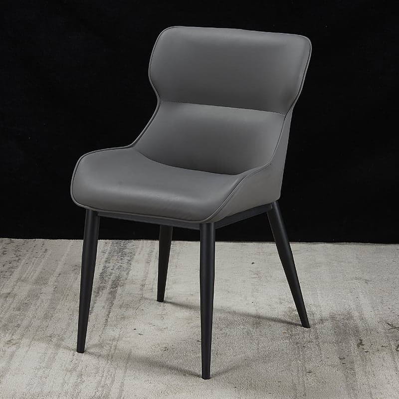 Modern Simple Style Upholstered Dining Chairs with Ergonomic Curved Backrest thumbnail 3