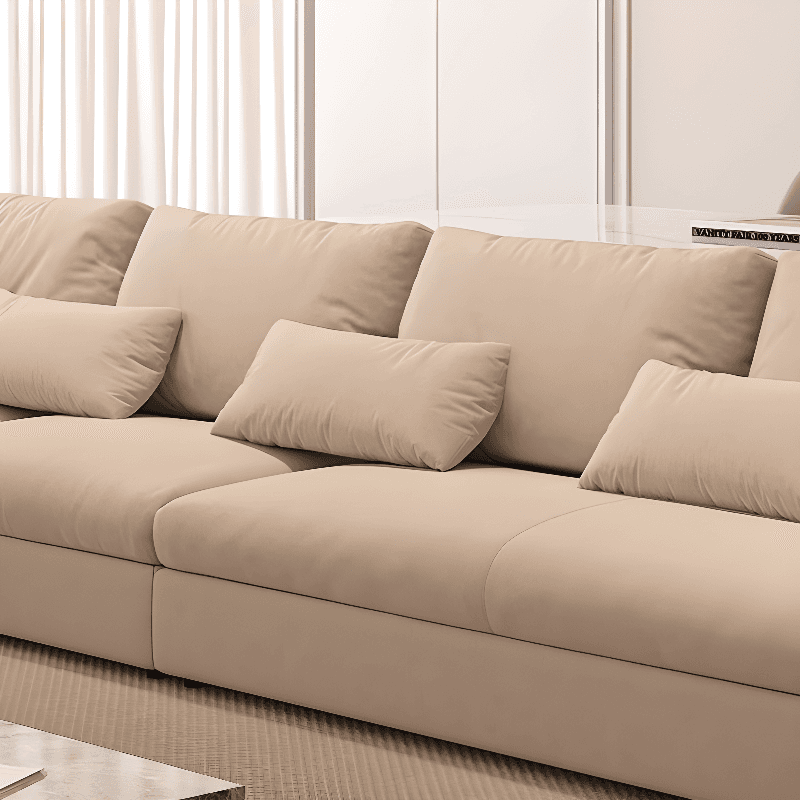 Straight/L-Shape Horizontal/Right Ink/White Sofa Couch/Sofa Recliner with Concealed Support for Drawing Room thumbnail 4