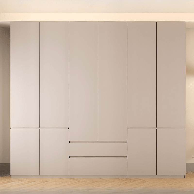 Auburn Self-supporting Cabinet Armoire with 2 Drawers and Gate Doors