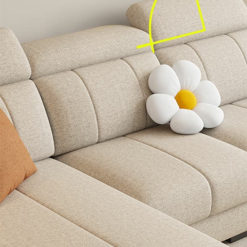 Modern Style L-Shape Sofa Recliner with Storage and Recessed Arm thumbnail 11