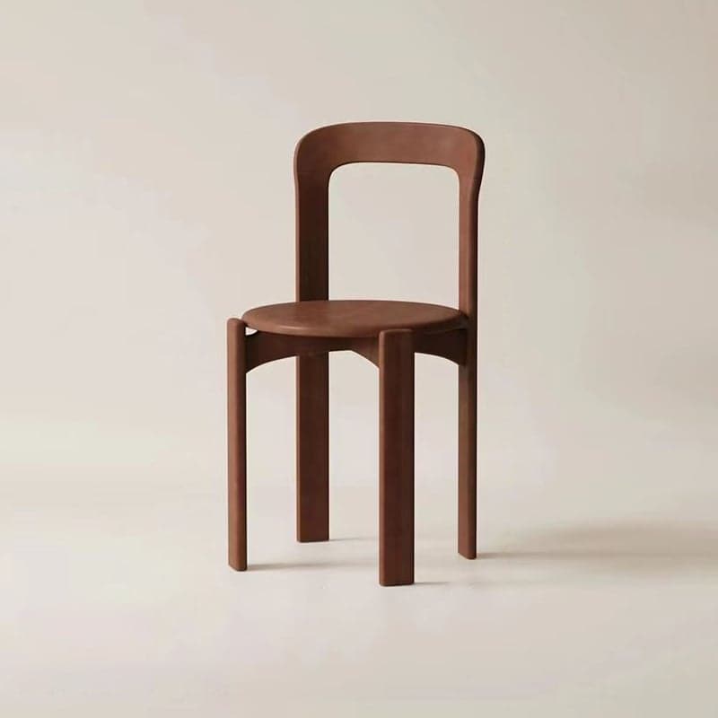 Framed Stable Orange/Green/Blue Solid Wood Side Chair with Foot Pads in a Modern Style thumbnail 3