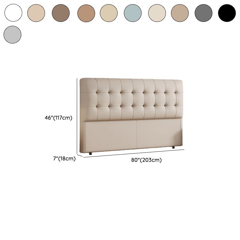 Trendy Panel Headboard with No Distressing, Piled Tufted Rectangle Design for King/Queen/Full Bed, Featuring Sponge Upholstery and Standard Height thumbnail 17