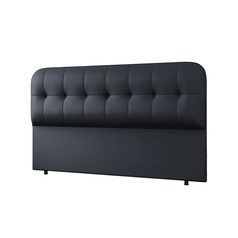 Modish Free-standing Standard Full(54"W x 75"L)/Twin(38"W x 75"L) Panel No Distressing With Legs in Wood and Stitch-tufted thumbnail 2