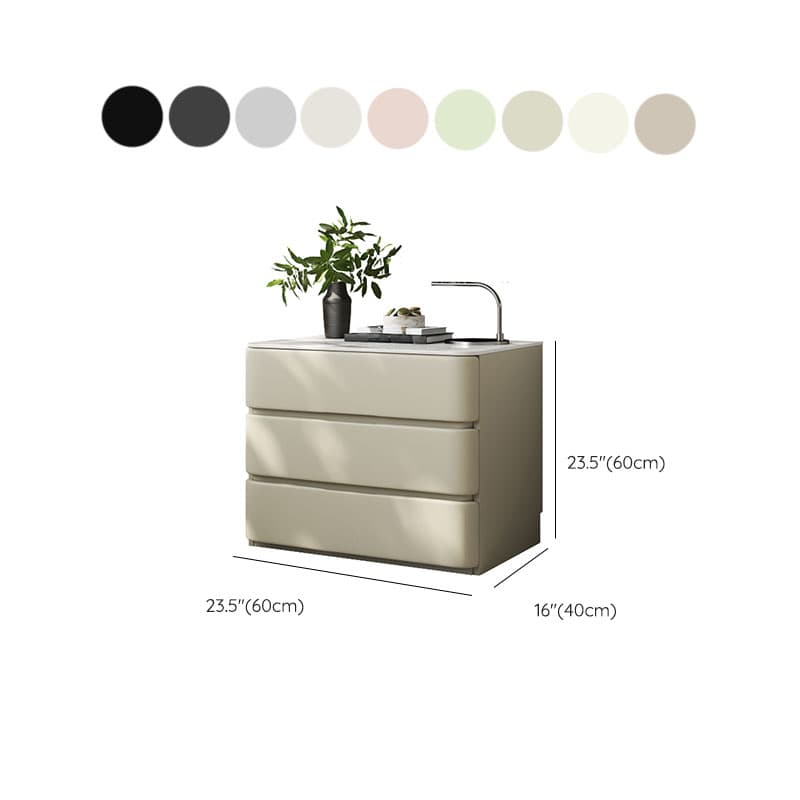 Art Deco Nightstand With Drawer Organization with 3 Drawers thumbnail 19