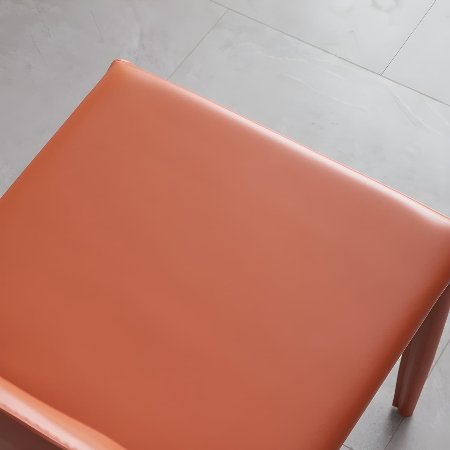 Modern Metal Dining Room Chairs Armless Leather Dining Chair for Restaurant thumbnail 16