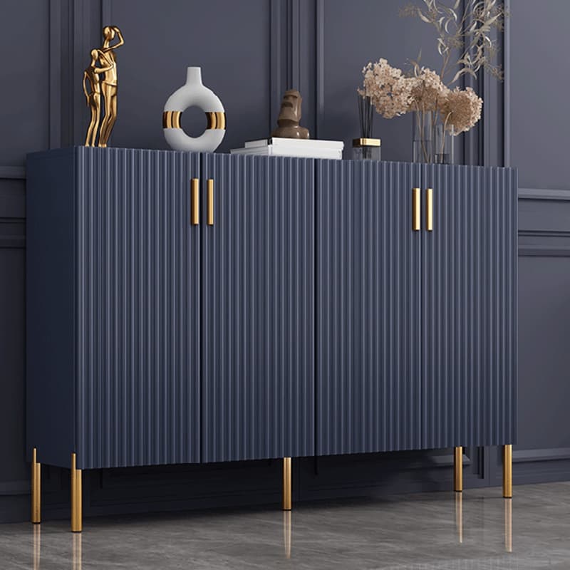 Floor Freestanding Sideboard/Server in Wood with Countertop and Three/Five Internal Shelves in a Luxury Style thumbnail 18