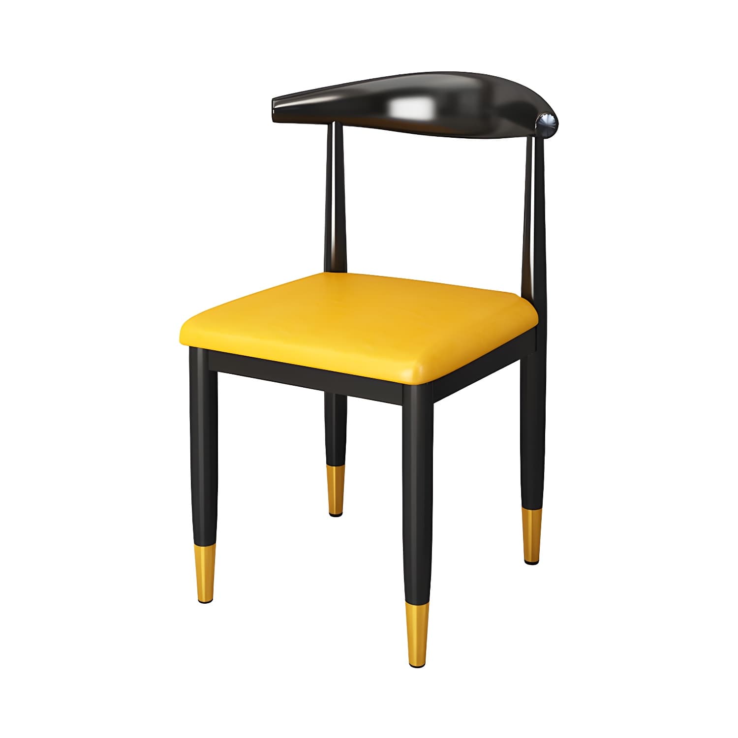 Indoor Open Back Dining Chair Industrial Upholstered Armless Chair thumbnail 22