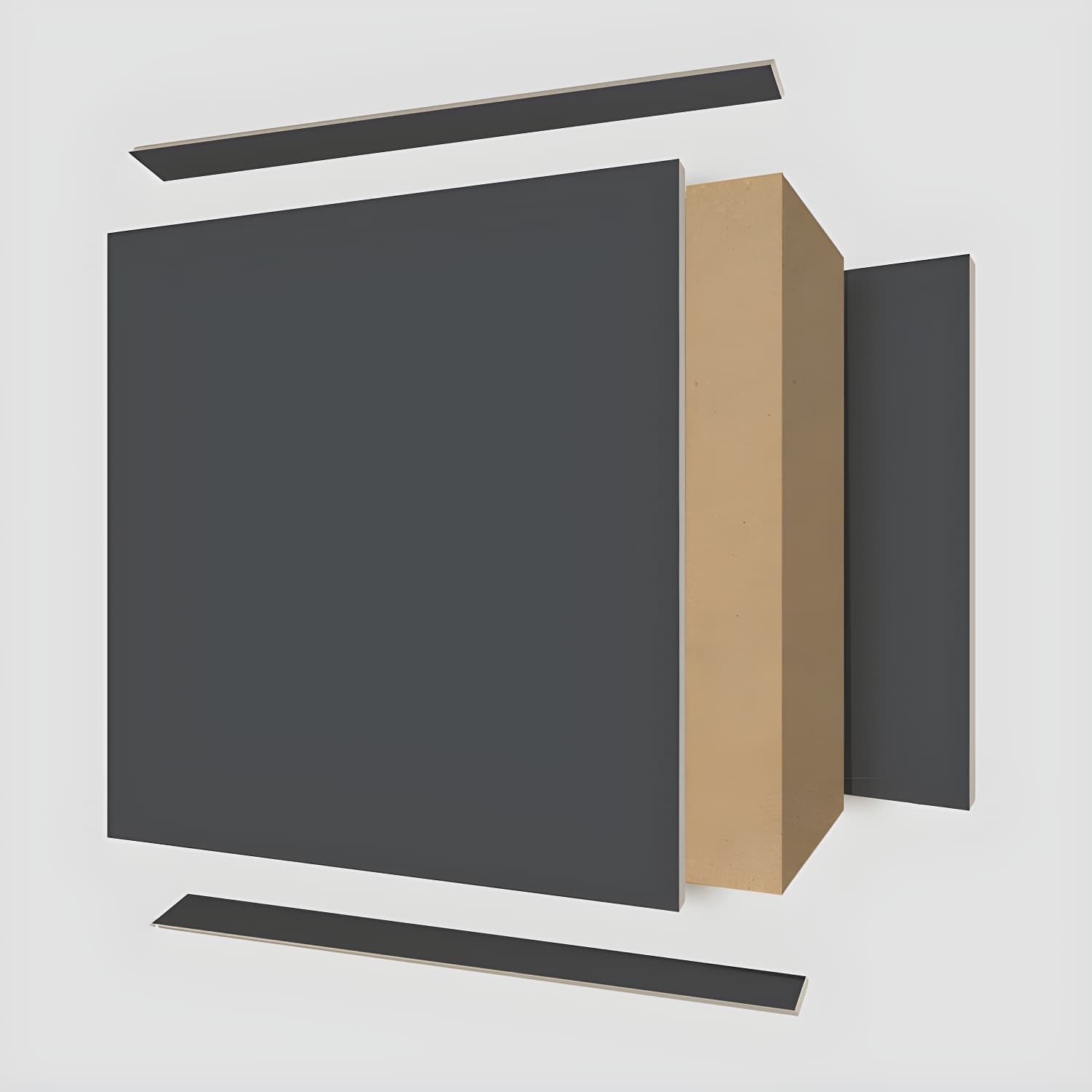 Glam Sideboard Stone Top Sideboard with Door for Living Room thumbnail 13