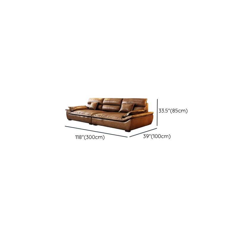 Drawing Room Standard Sofa in Mocha Pu Leather thumbnail 18