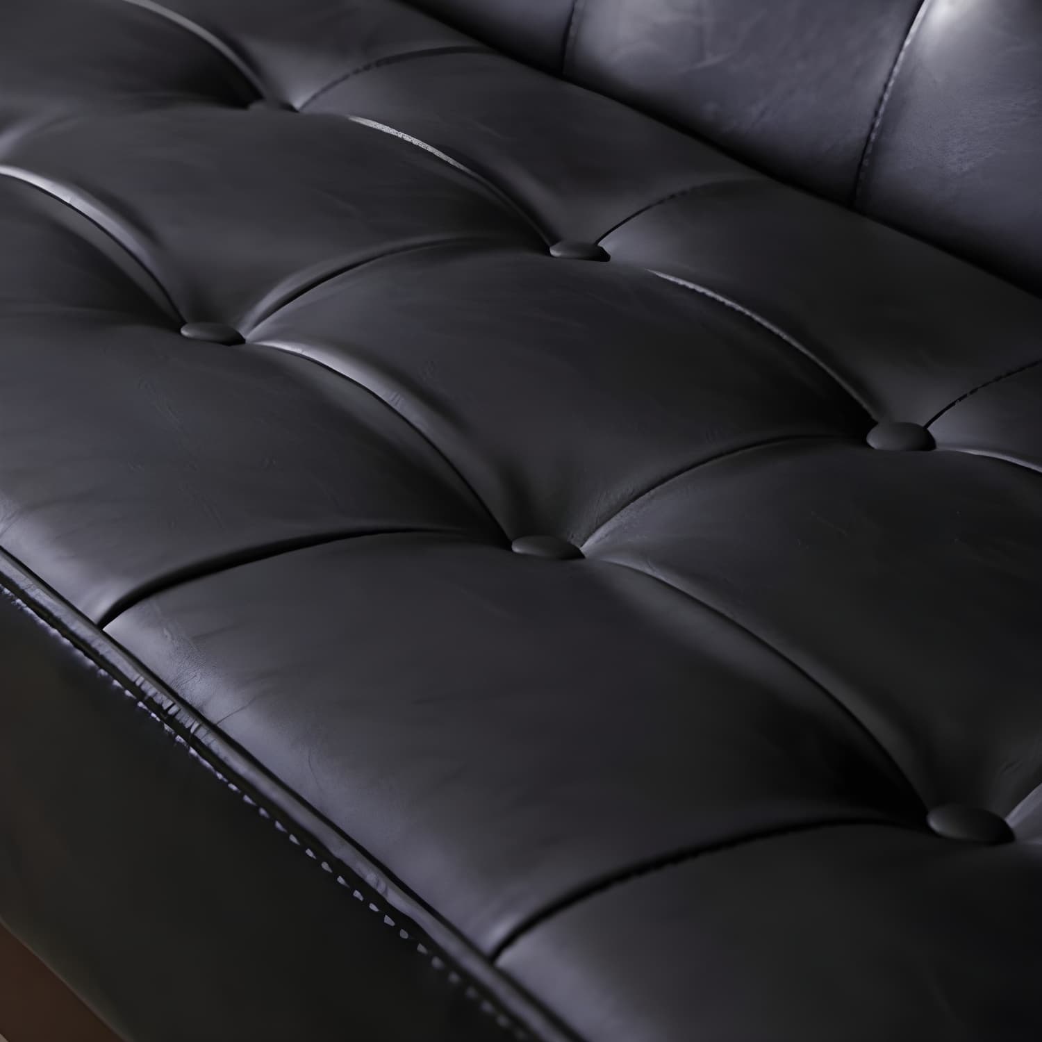Mid-Century Modern Pine Wood Sofa with Tufted Back and Single Cushion Design thumbnail 15