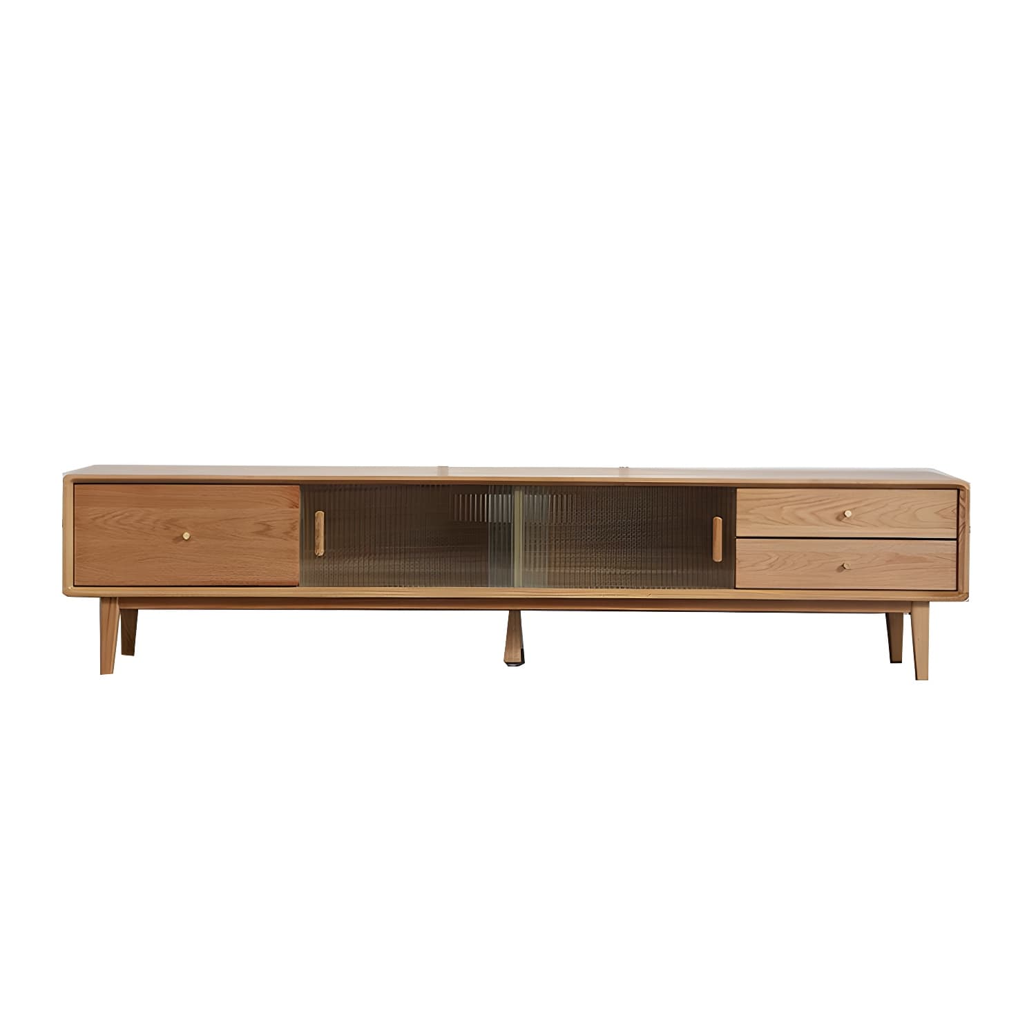 Scandinavian TV Stand with Low Height and the Cabinet Storage thumbnail 7