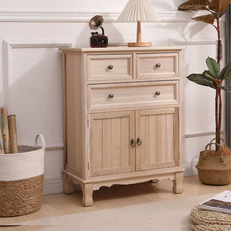Scandinavian Narrow Metal Lingerie Chest/Semainier, Features 1 Cabinet and Included Shelves - image 8