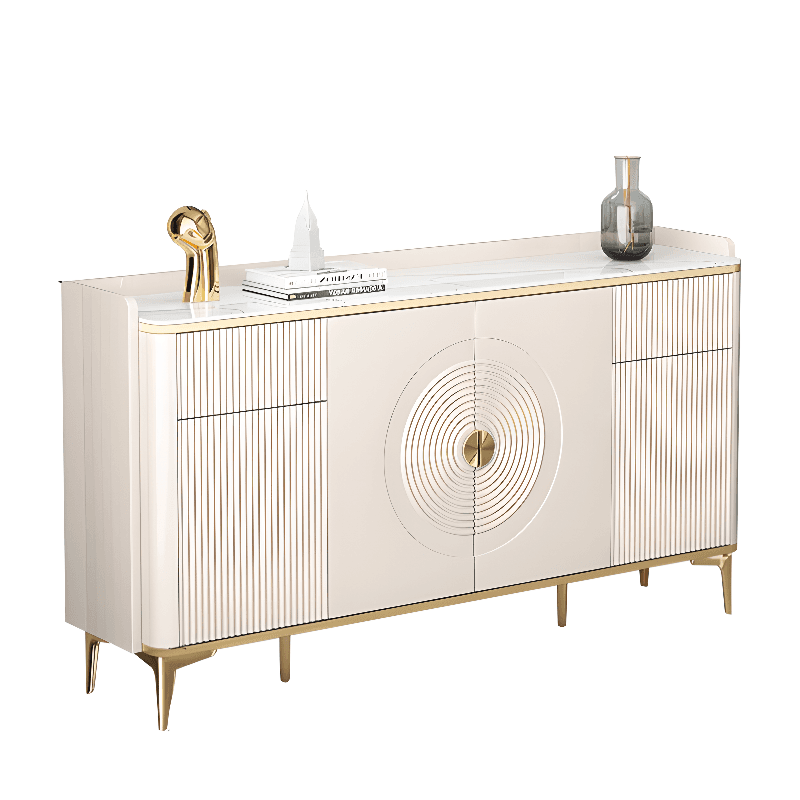 Art Deco Ground Sideboard/Server, Independent with Kitchen Tool Storage and Counter Slab thumbnail 4