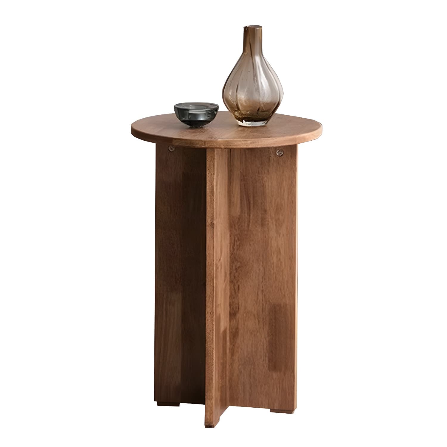 Modern Brown Wood Coffee Table with Rectangular Top and Brown Base thumbnail 5