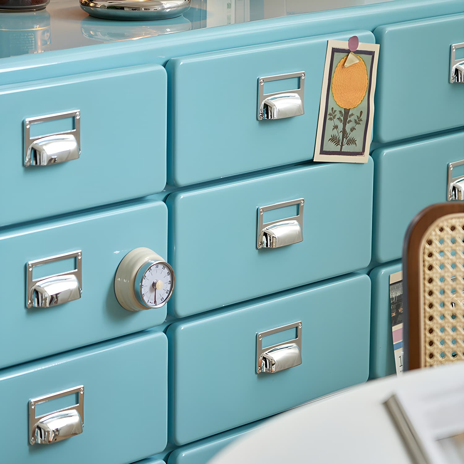 Modern Metal Dresser with Soft-Close Drawers for Bedroom Organization thumbnail 12