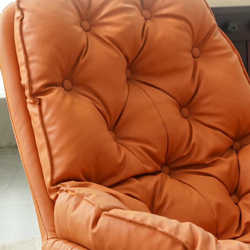 Ergonomic and Stationary Solid Wood Maternity Rocking Chair with Back and Flared Arm thumbnail 18