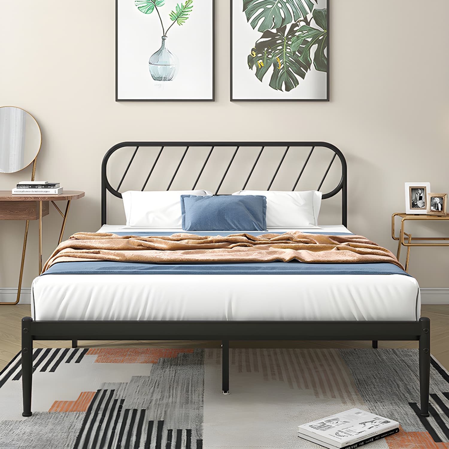 Modern Simple Style Open-Frame Panel with Metal Frame and Leg thumbnail 8