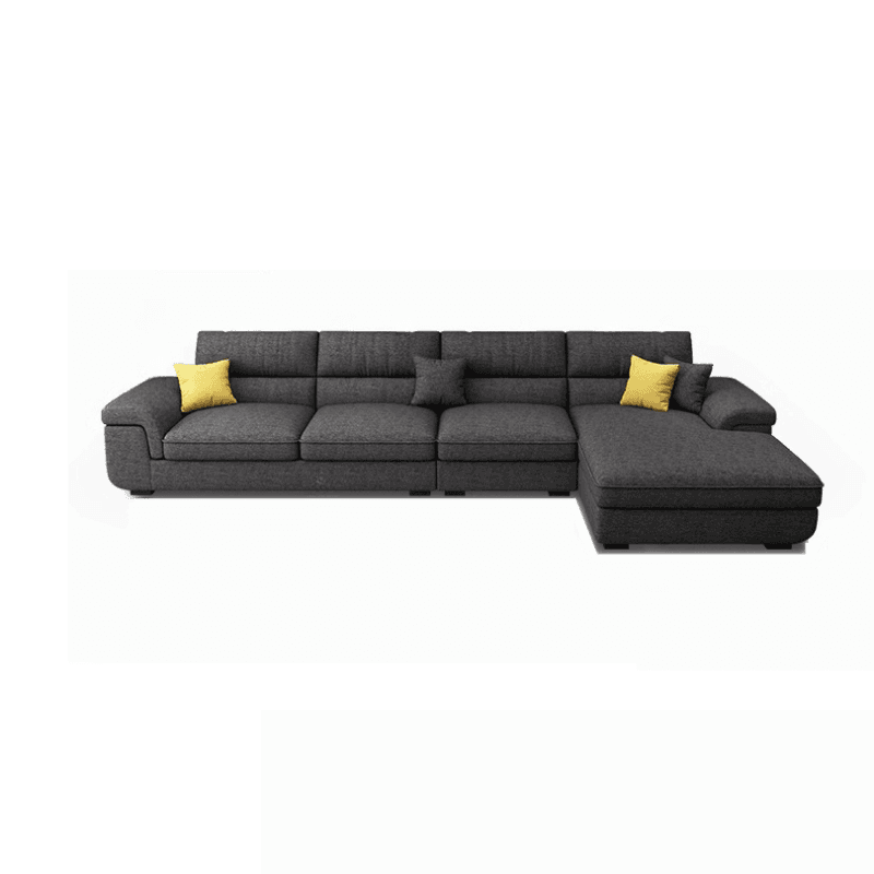 L-Shape Olive Green/Oatmeal/Midnight Black Right Upholstered Sofa Recliner in a Contemporary Style thumbnail 8