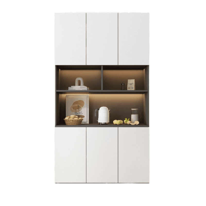 Two Toned Unclosed & Self-supporting Wide Sideboard with 2 Shelves & Benchtop thumbnail 5