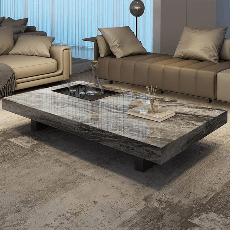 Dual Footing Geometric Figure/Square Accent Table for Home thumbnail 6