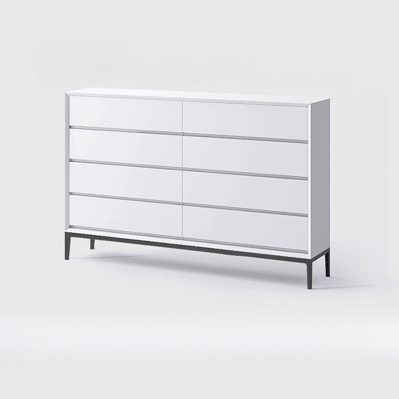 Trendy Raw Wood Console Dresser, Horizontal with 8 Drawers thumbnail 9