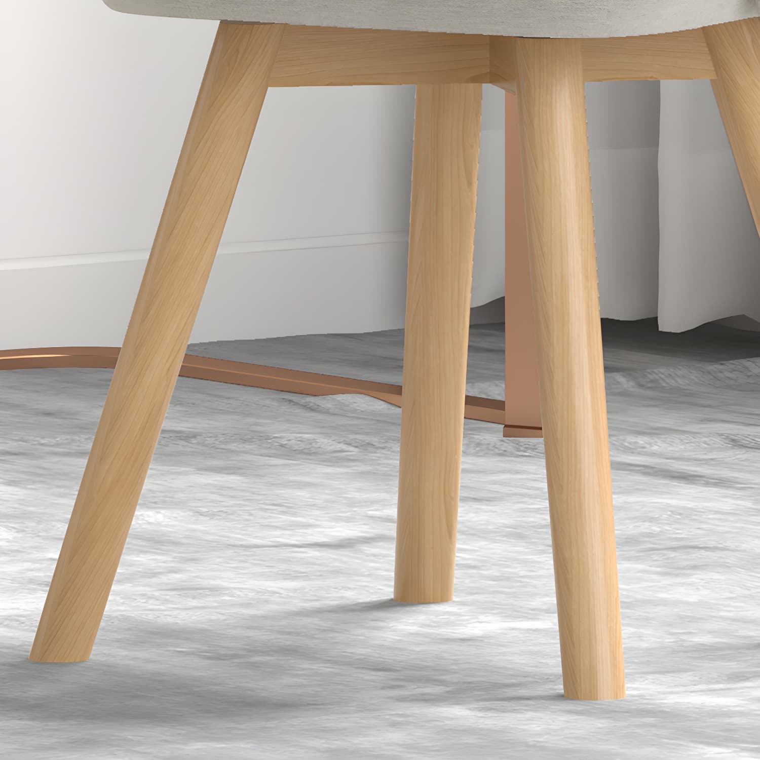 Solid Wood Dining Chair Modern Style Swivel Side Chair for Dining Room thumbnail 17
