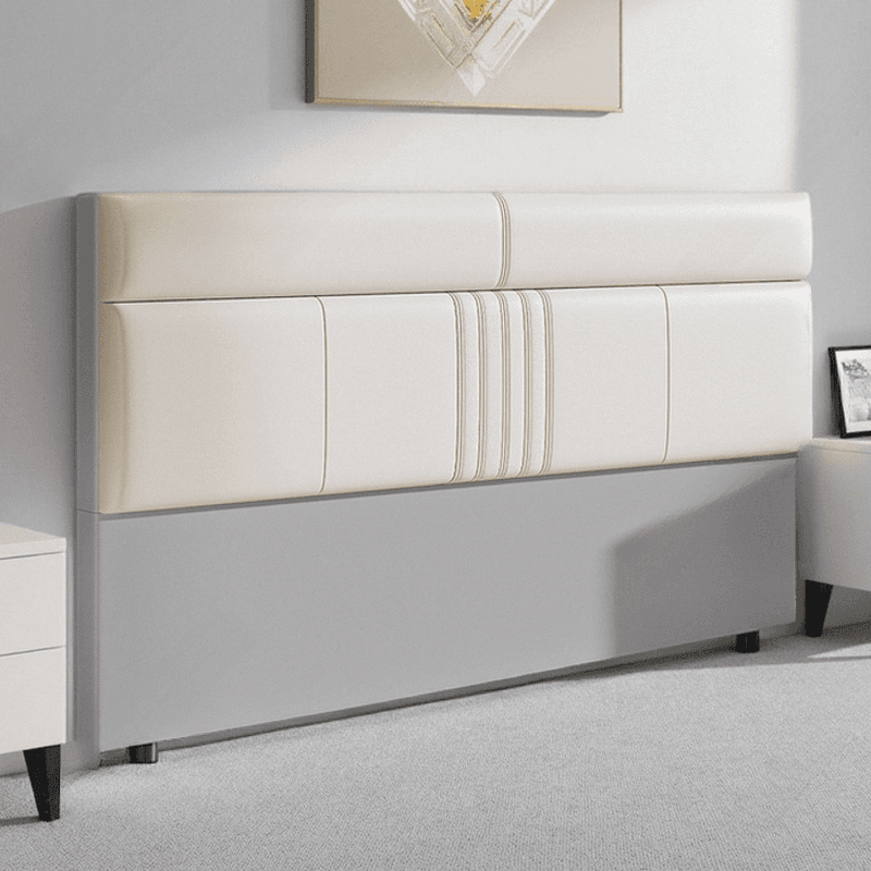 Simplistic Panel Headboard in Pine Wood with Rectangular Shape for King/Queen/Full Bed, Standard Height, Sponge Upholstery, No Distressing thumbnail 6
