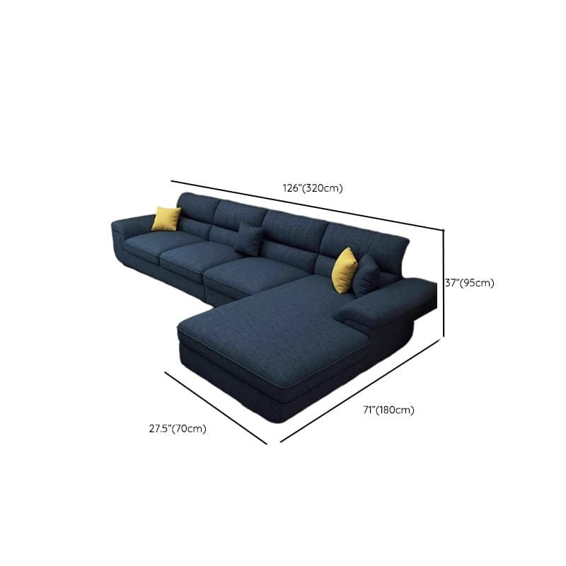 L-Shape Olive Green/Oatmeal/Midnight Black Right Upholstered Sofa Recliner in a Contemporary Style thumbnail 23