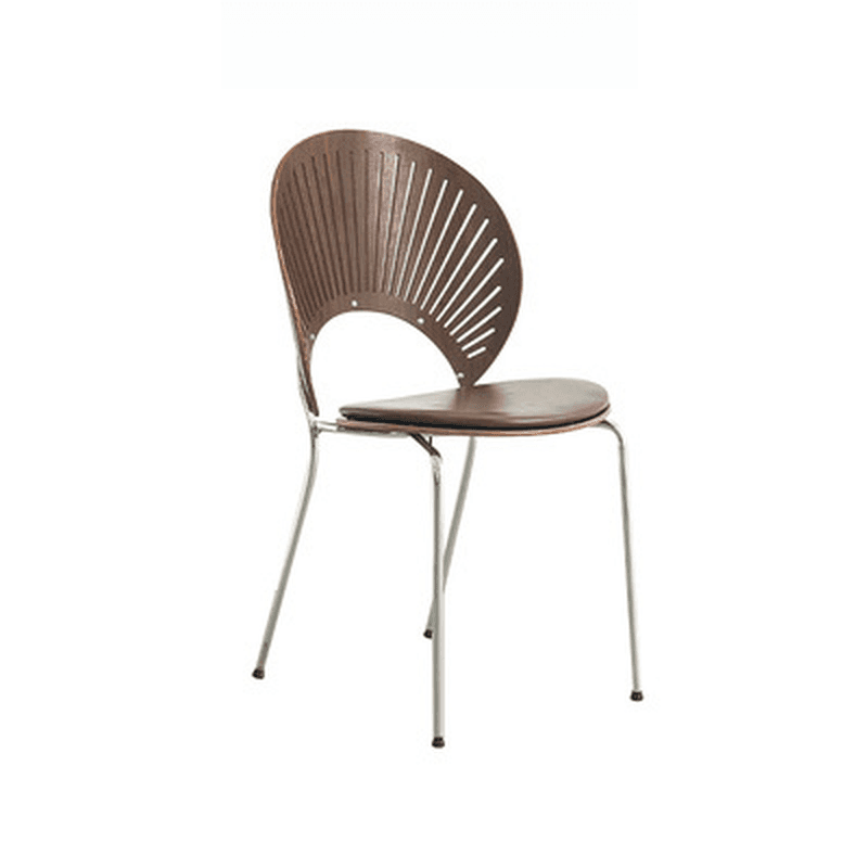 Dining Room Sturdy Side Chair with Outlined Frame and Foot Pads thumbnail 23