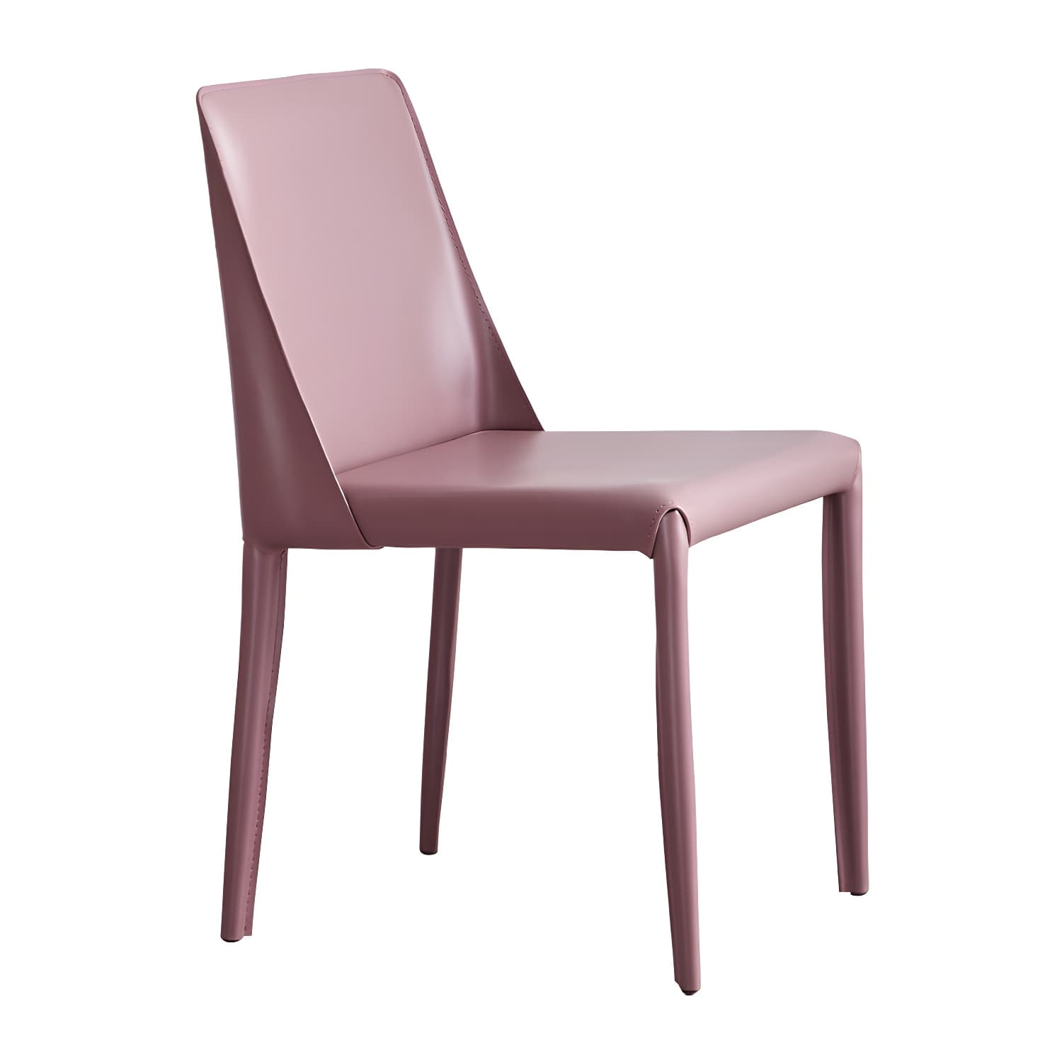 Modern Metal Dining Room Chairs Armless Leather Dining Chair for Restaurant thumbnail 13
