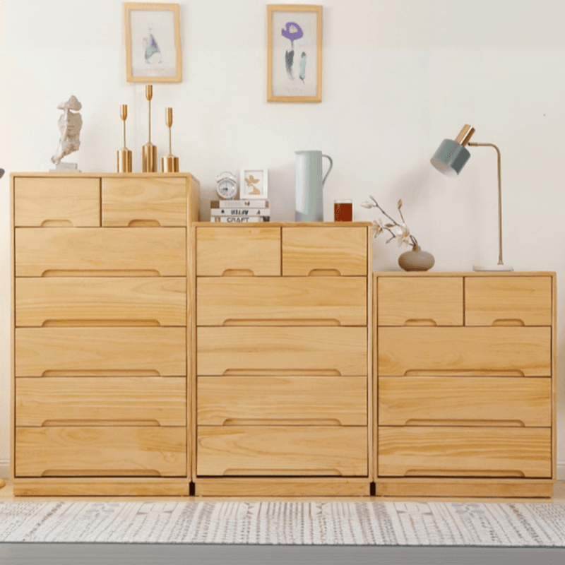Modern Natural Wood Vertical Lingerie Chest with 6 Drawers/7 Drawers/5 Drawers thumbnail 7