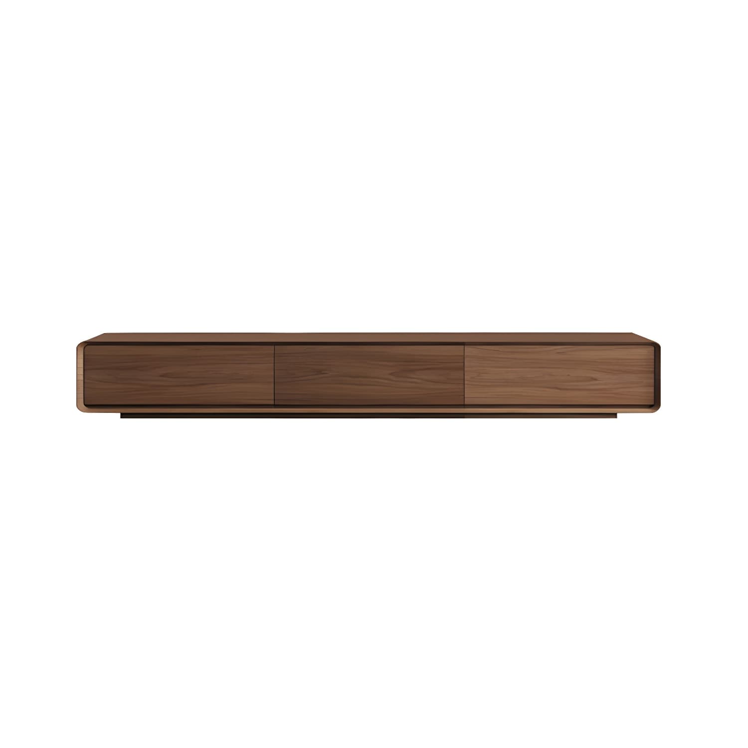 Nordic TV Cabinet Walnut Living Room Furniture Small Family TV Stand Console thumbnail 5