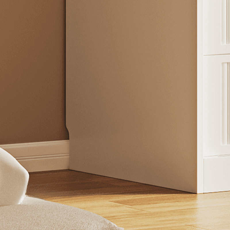 Chalk Composite Wood Cabinet Armoire with Soft Close Drawer, Specular Mirror, Soft Close Door, Interior Shelves, and Clothing Rod thumbnail 8
