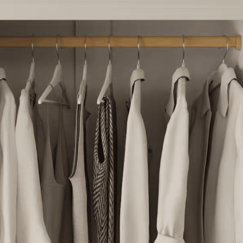 White Simple Timber Wardrobe Closet Soft Close Drawer Soft Close Door Interior Shelves thumbnail 9