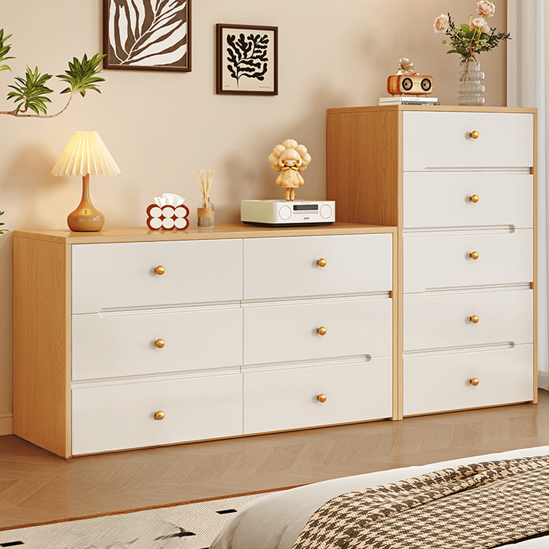 Casual Timber Double Dresser/Lingerie Chest/Bachelor Chest with 6/8/5 Drawers in Horizontal/Vertical Orientation thumbnail 6
