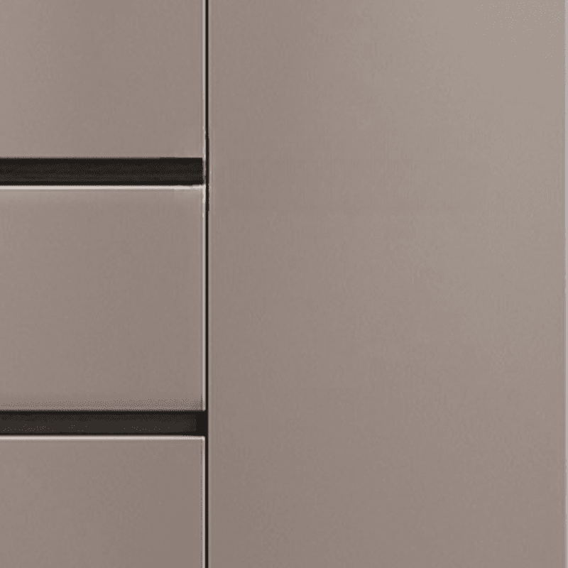 Sand Minimalist Laminate Cabinet Armoire with Soft Close Drawer, Soft Close Door, Interior Shelves, and Clothing Rod thumbnail 6