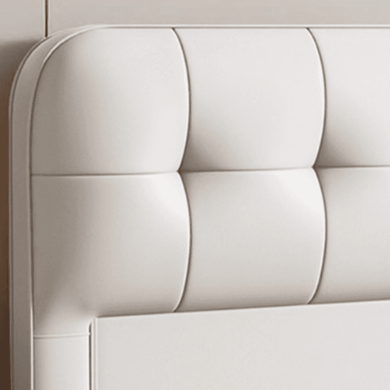 Simplistic Style Panel Headboard with No Distressing, Piled Tufted Rectangular Shape for King/Queen/Full Bed, Featuring Sponge Upholstery Fill and Standard Height thumbnail 9