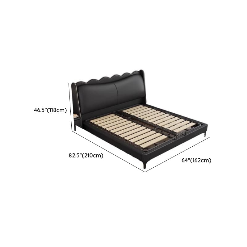 Solid Color Storage Bed/Platform Bed with 2 Drawers in Pine Wood for Living Room thumbnail 9