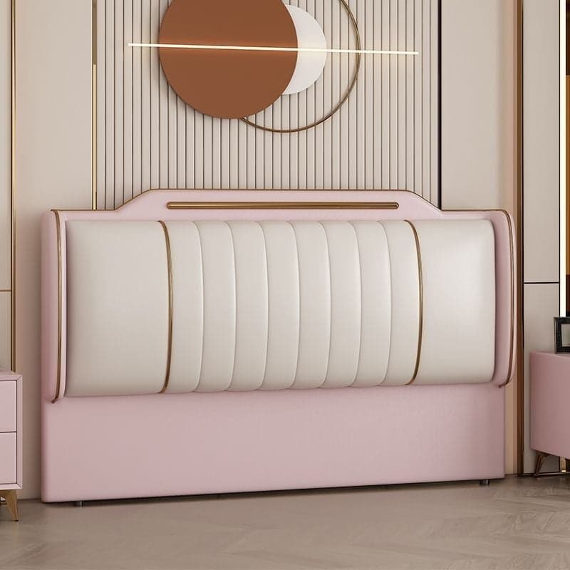Simplistic Style Panel Headboard in Natural Wood with No Distressing, Rectangular Shape for Queen/Full/Twin XL Bed, Featuring Sponge Upholstery and Standard Height thumbnail 13