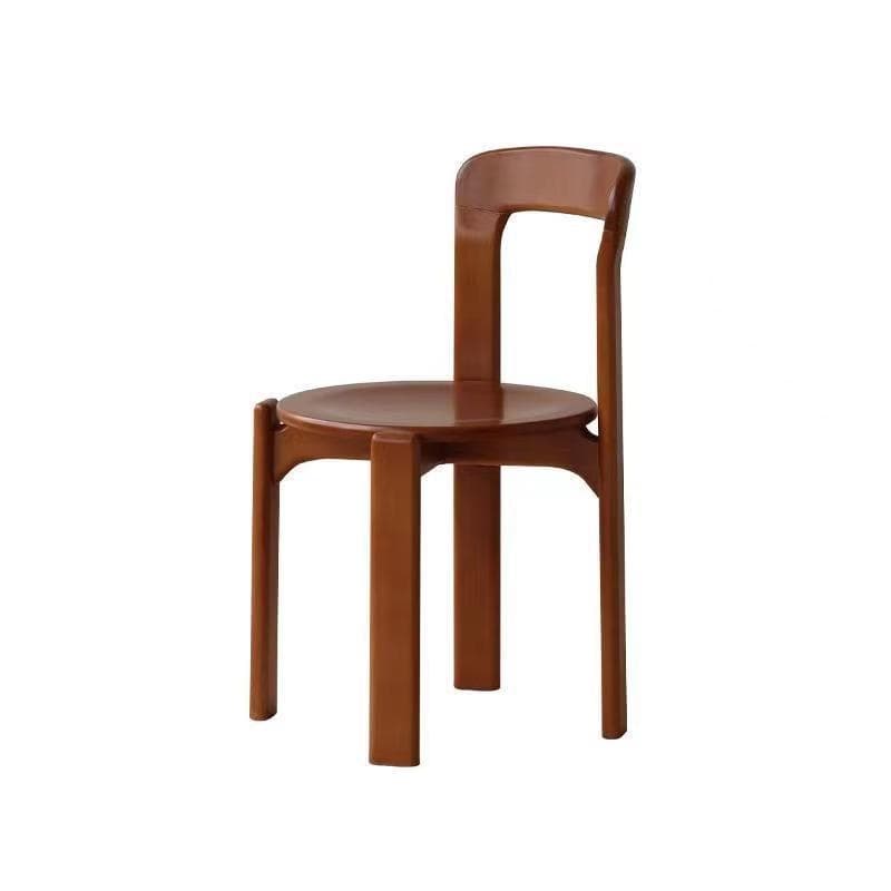 Framed Stable Orange/Green/Blue Solid Wood Side Chair with Foot Pads in a Modern Style thumbnail 11