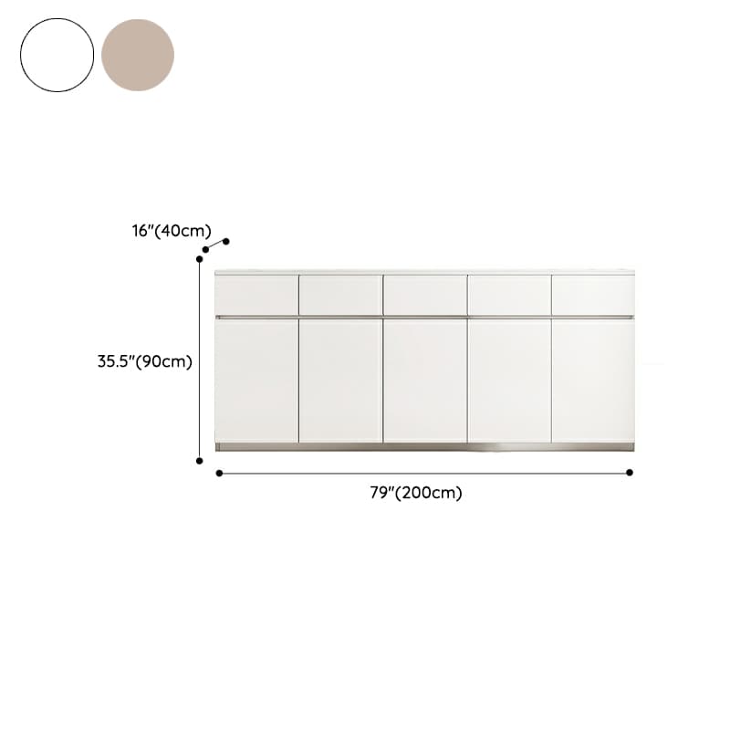 50'' Modern Wood Sideboard/Credenza with Drawers, Cabinets, and Non-adjustable Shelves thumbnail 18