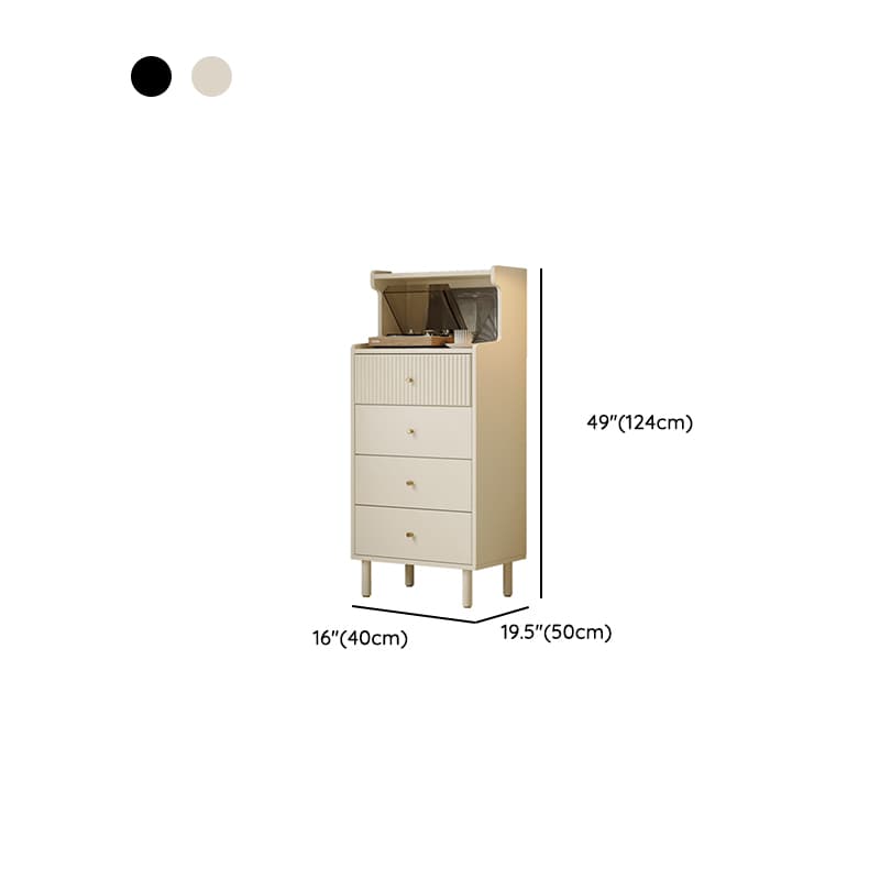 Casual Composite Wood Bachelor Chest/Console Dresser with Shelves, 4 Drawers/8 Drawers, Vertical/Horizontal Orientation thumbnail 20