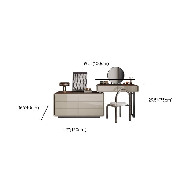 Multi-Purpose Vanity Set with Lighting, Scalable Telescopic Design, Push-Pull 2-in-1 Vanity, Adjustable Touch and Brightness thumbnail 19
