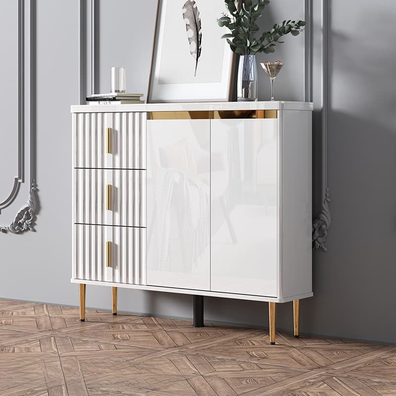 Luxurious Chalk Stone Standard Flooring Sideboard with 3 Doors & Variable Shelf thumbnail 12